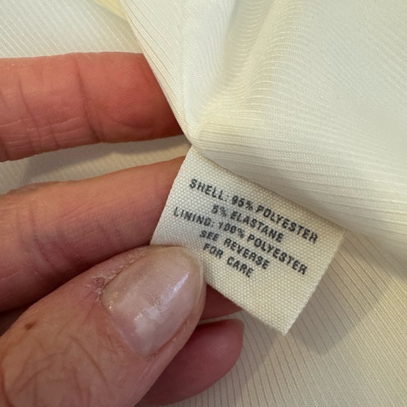 Elizabeth And James Cream Scrunch Sleeve Blazer Long Line 8 - Picture 3 of 12